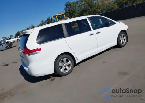 2011 Toyota Sienna Base V6 from USA, damaged, VIN 5TDZK3DC5BS044504